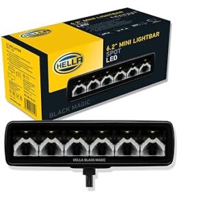 Hella 358176211 Black Magic LED Mini LIGHTBAR 6.2, SPOT