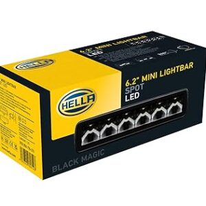 Hella 358176211 Black Magic LED Mini LIGHTBAR 6.2, SPOT